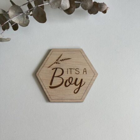 Zwangerschapsaankondiging it's a boy