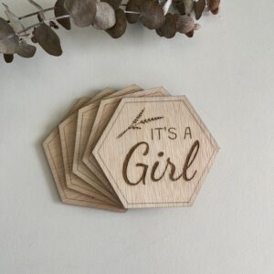 Zwangerschapsaankondiging it's a girl