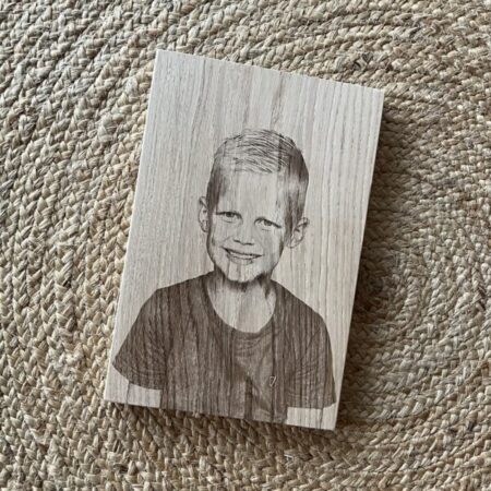 Foto op hout