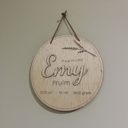 geboortebord type emy
