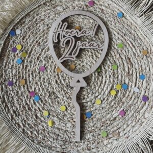 Taarttopper hoera 2 jaar