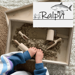 Houten speelbak sensorisch speelgoed