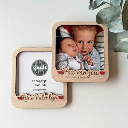 Houten fotolijstje