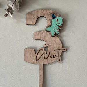 Taarttopper gepersonaliseerd