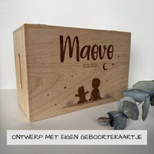 memorybox eigen geboortekaartje