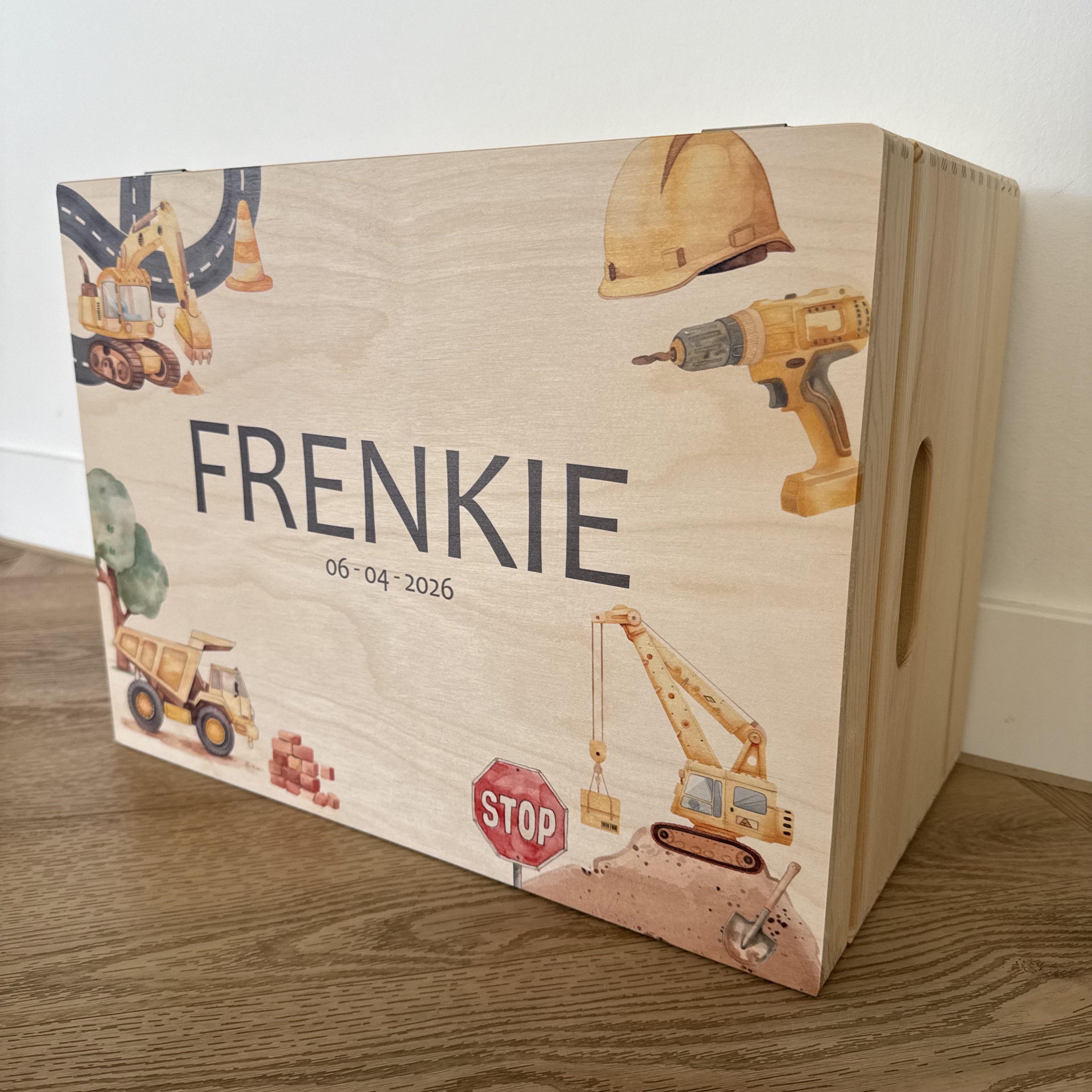 Persoonlijke memorybox van hout