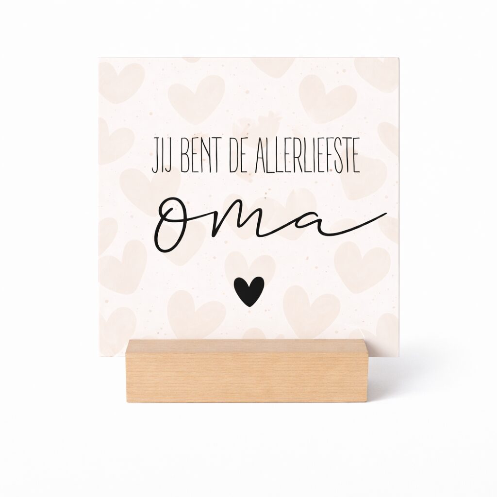 Forex tegeltje jij bent de allerliefste oma