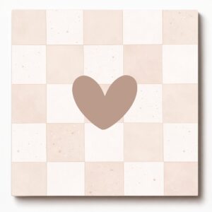 Forex tegeltje met tekst of afbeelding van een hartje, perfect als cadeau voor elk moment zoals bruiloft, jubileum, verjaardag, afscheid.