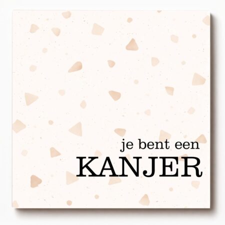 Forex tegeltje met tekst – Je bent een kanjer